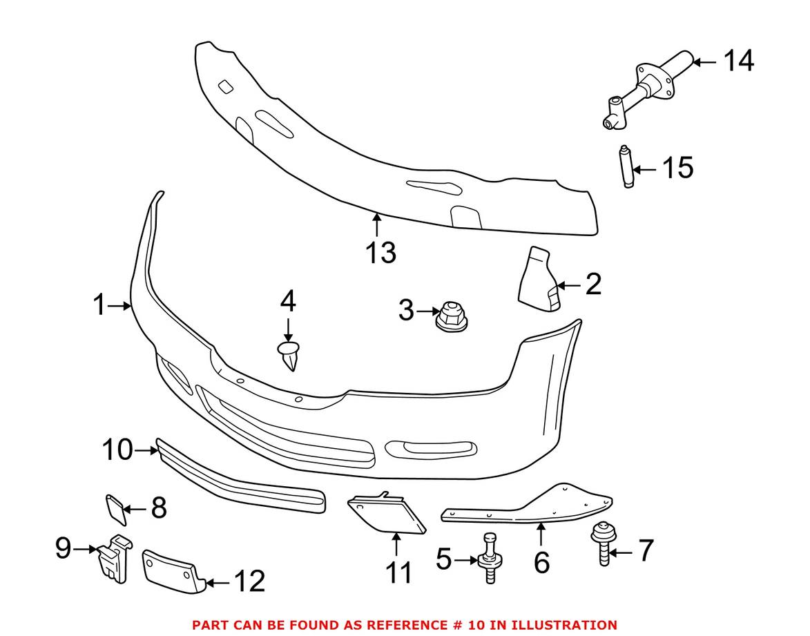 BMW Grille - Front Lower 51118398160